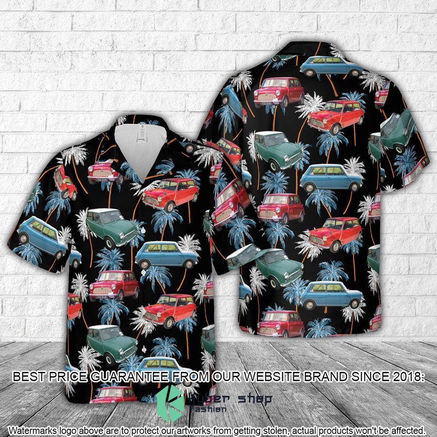 1960 morris mini minor 850 hawaiian shirt 1 777