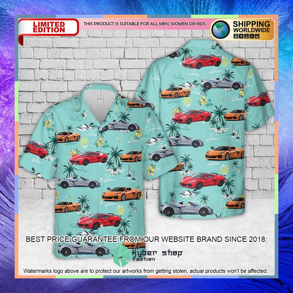 2023 corvette z06 hawaiian shirt 1 125