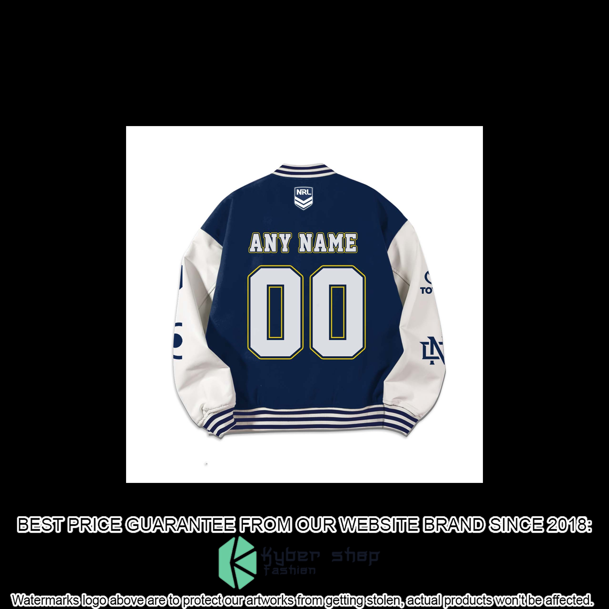 Personalized NQ Cowboys Rugby Jacket 3 3 10 yhw5J