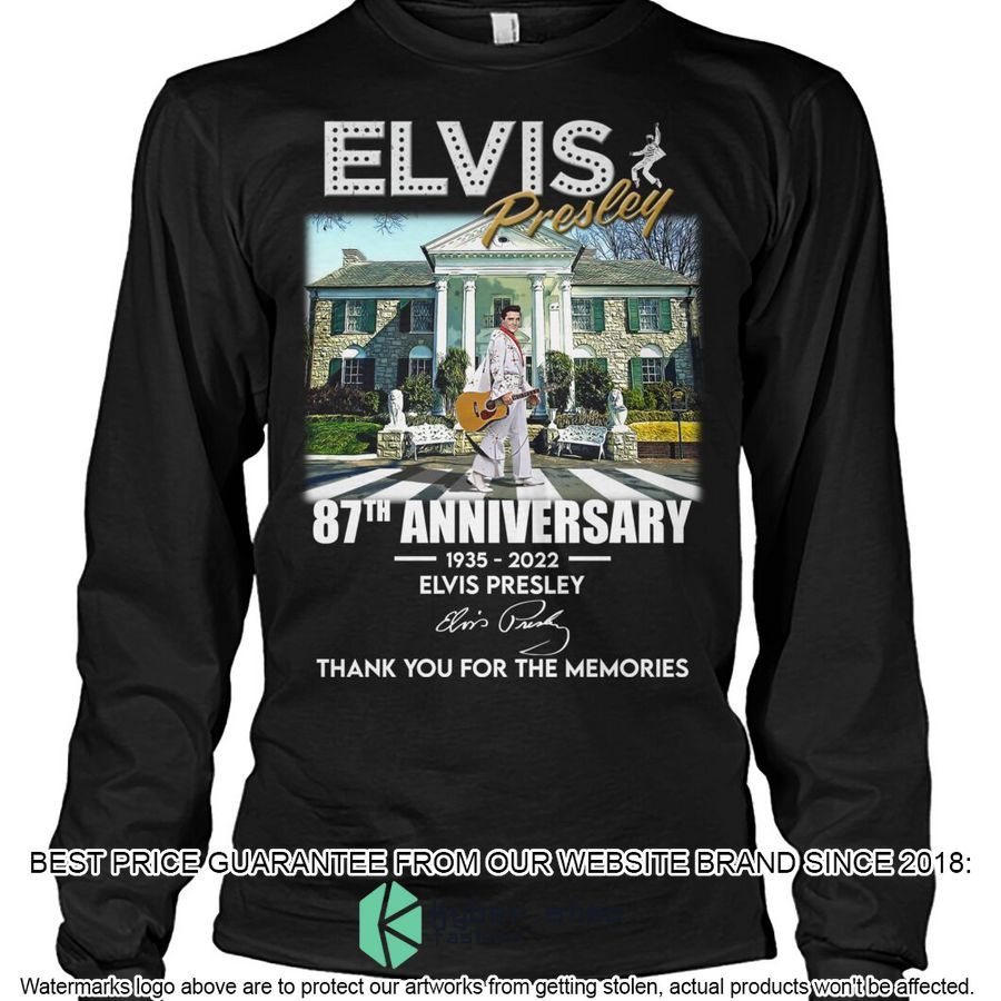 87th Anniversary Elvis Presley Thank You For The Memories Shirt, Hoodie 4 87th anniversary elvis presley thank you for the memories shirt hoodie 4 620