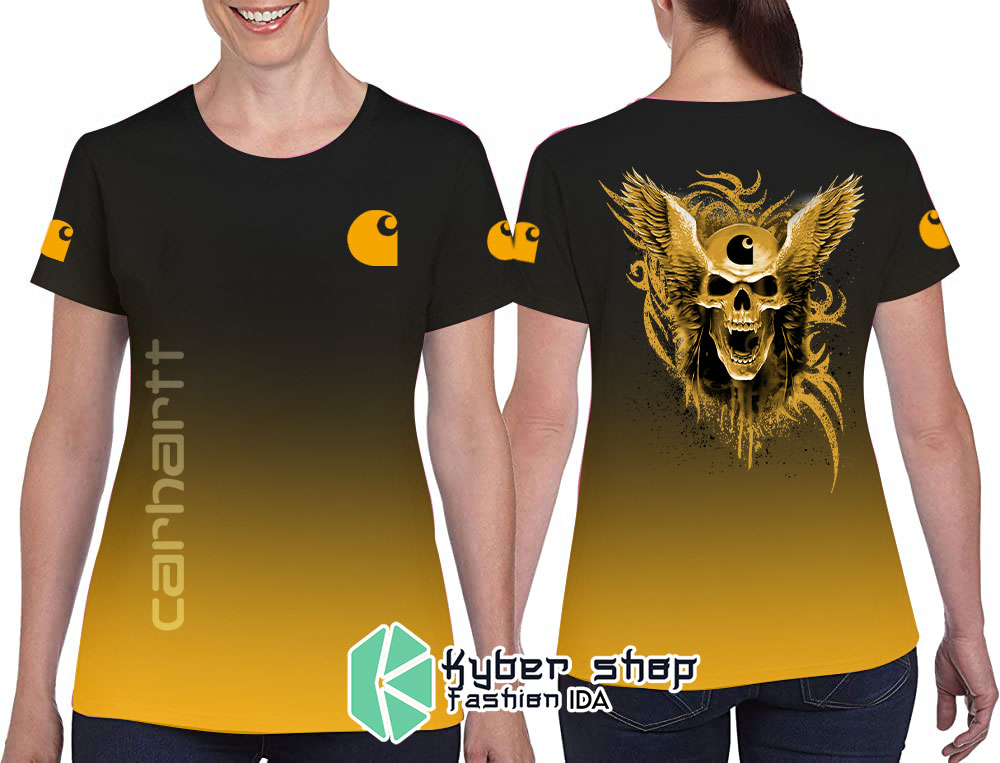 Carhartt Death Skull work in progress 3d shirt woman