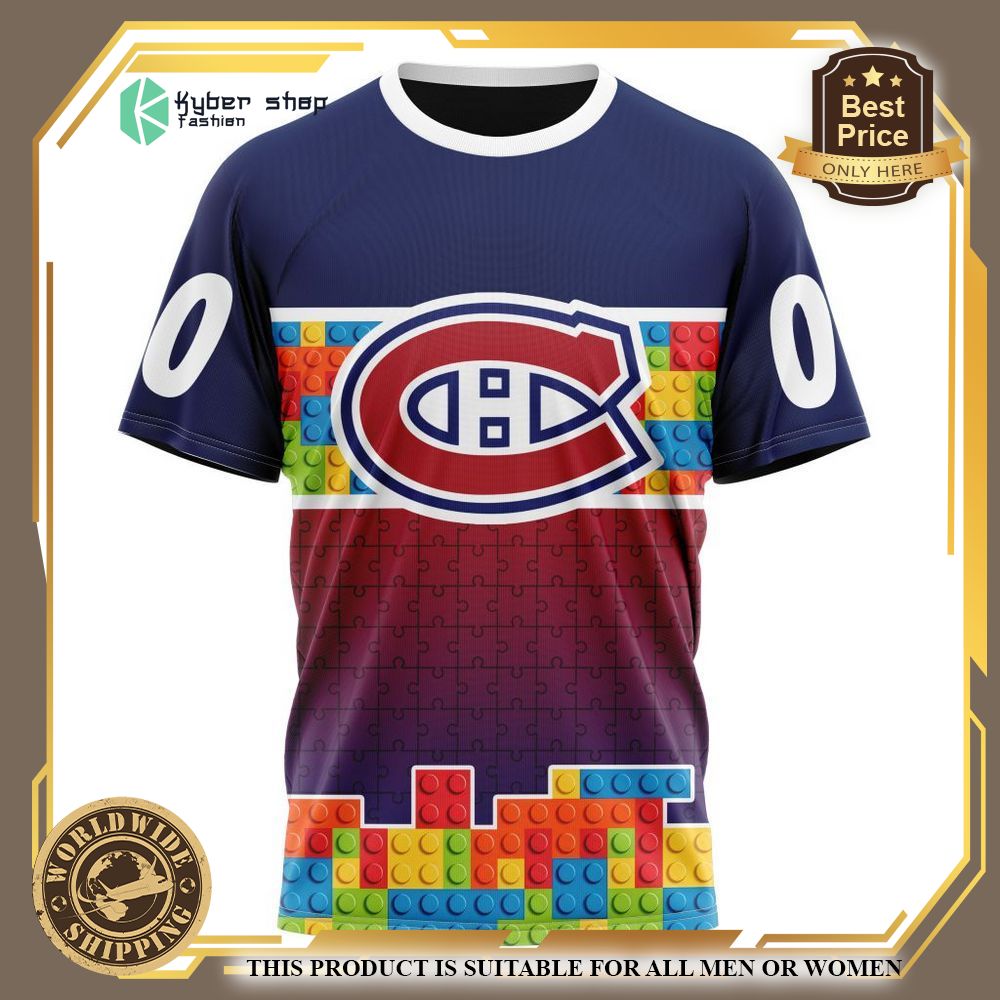 Personalized Montreal Canadiens Autism Awareness Shirt, Hoodie 8 personalized montreal canadiens autism awareness shirt hoodie 8