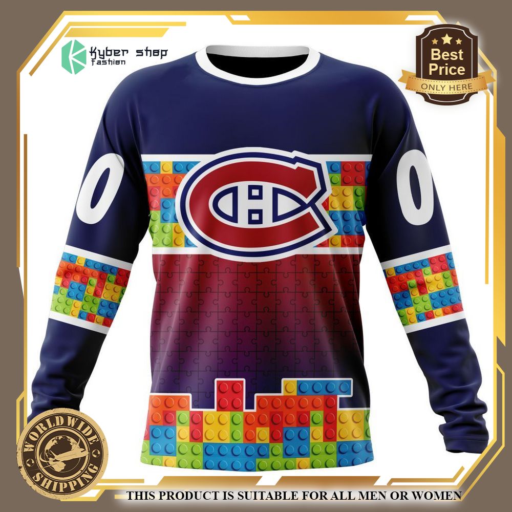 Personalized Montreal Canadiens Autism Awareness Shirt, Hoodie 6 personalized montreal canadiens autism awareness shirt hoodie 6