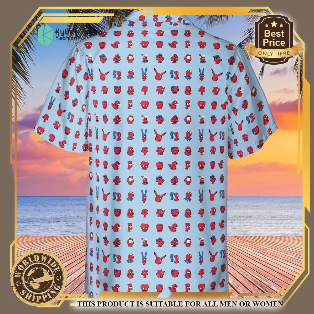 Spider Man Characters Pattern Hawaiian Shirt 3 spider man characters pattern hawaiian shirt 3