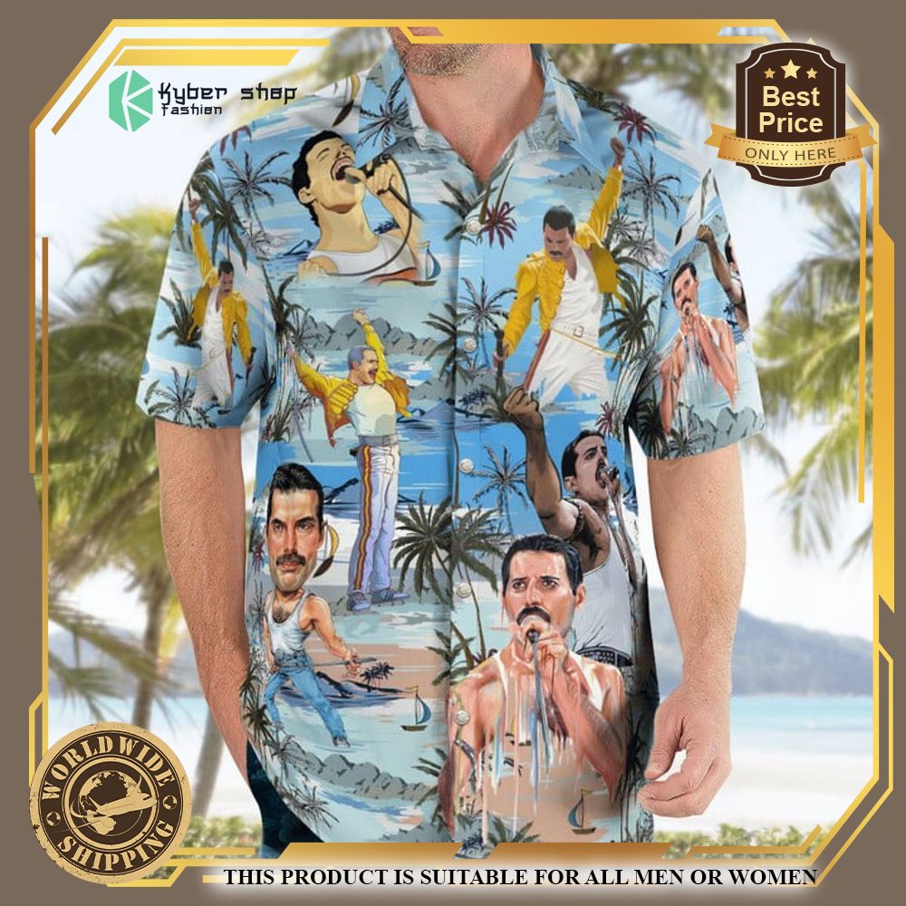freddie mercury hawaiian shirt 2