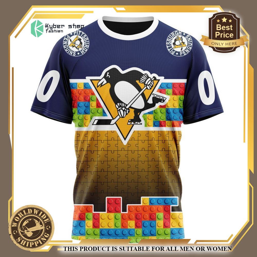 Personalized Pittsburgh Penguins Autism Awareness Shirt, Hoodie 8 personalized pittsburgh penguins autism awareness shirt hoodie 8