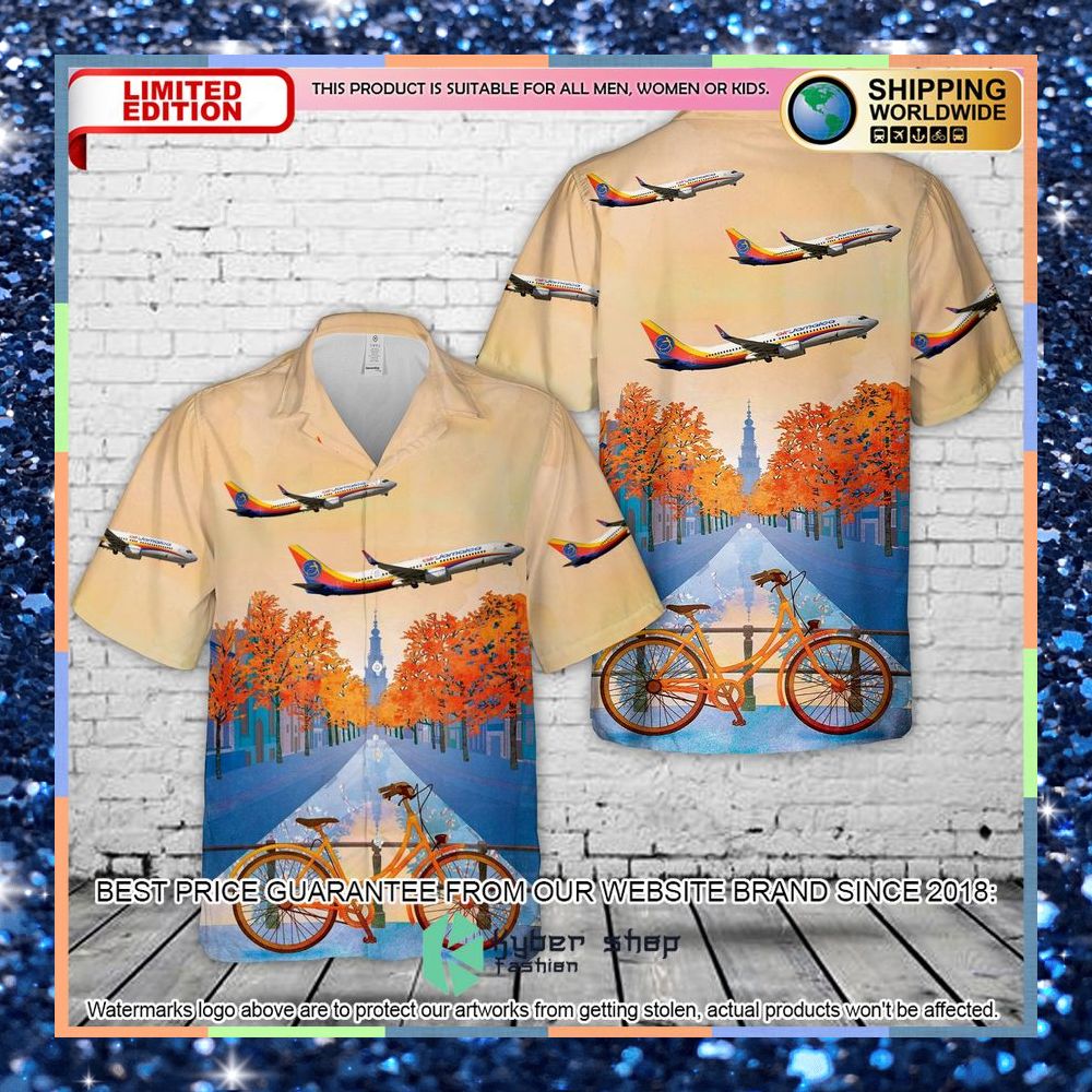 air jamaica 737 800 hawaiian shirt 1 486