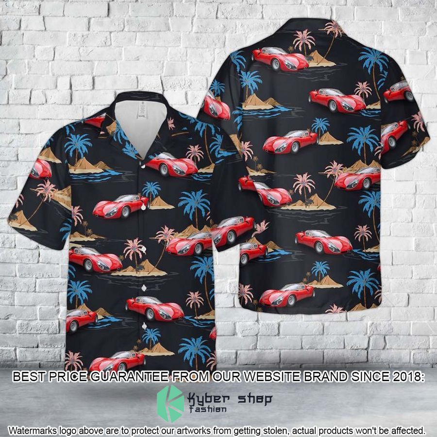 alfa romeo 33 stradale hawaiian shirt 1 892