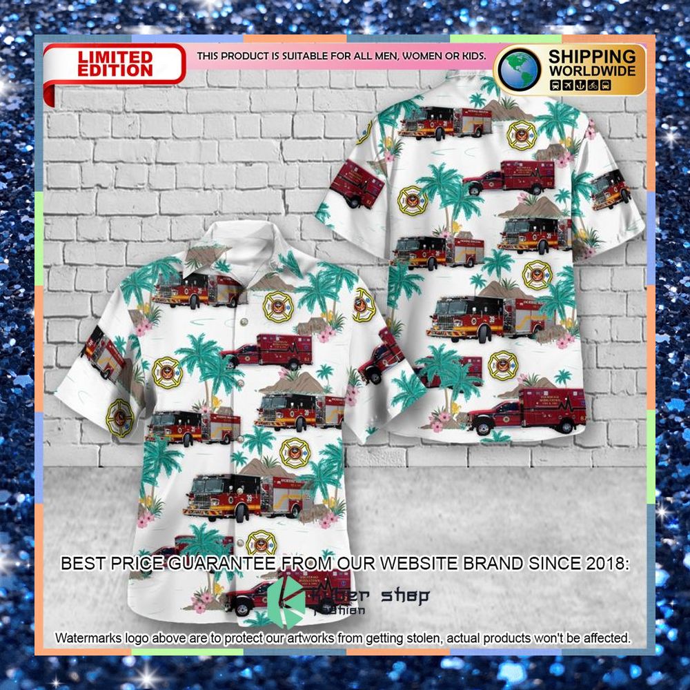 anchorage middletown fire ems white hawaiian shirt 1 18
