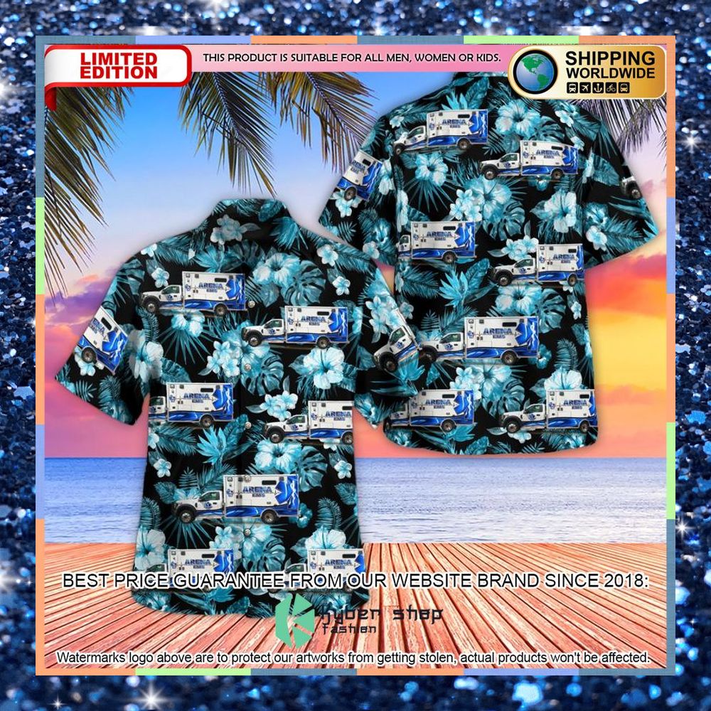 arena wisconsin arena ems hawaiian shirt 1 950