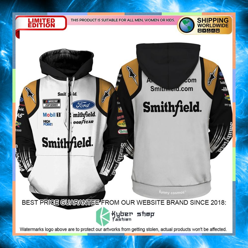 Aric Almirola Nascar 2022 Smithfield Racing Hoodie, Sweatpant 12 aric almirola nascar 2022 smithfield racing hoodie sweatpant 6 937