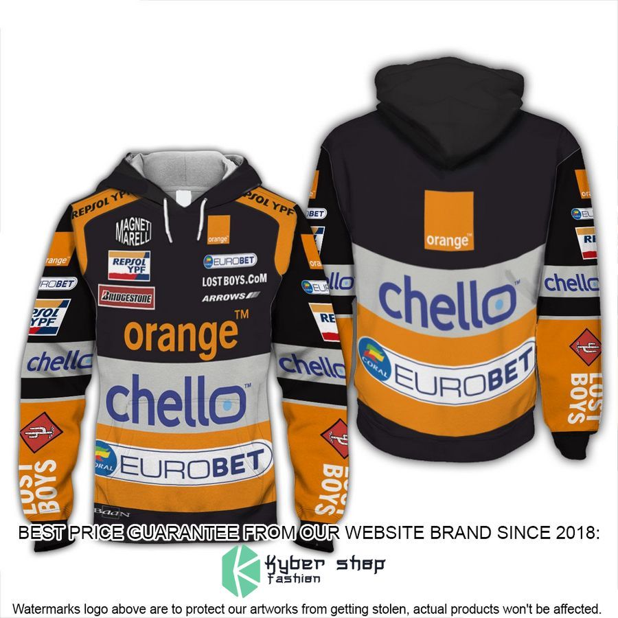 arrow grand prix international team formula one hoodie long pants 1 509