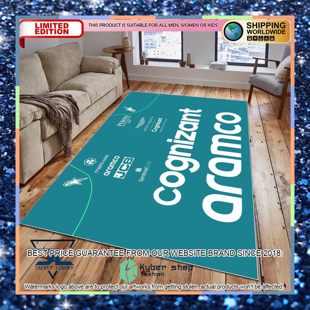 Aston Martin Cognizant F1 Team Rug 5 aston martin cognizant f1 team rug 2 808