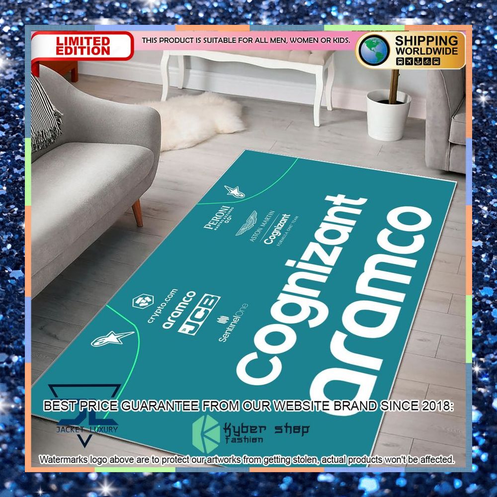 Aston Martin Cognizant F1 Team Rug 6 aston martin cognizant f1 team rug 3 420