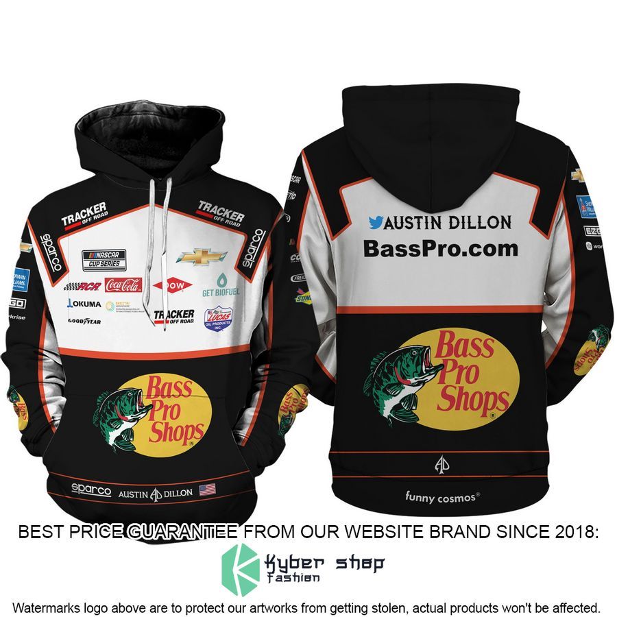 austin dillon nascar 2022 bass pro shops hoodie sweatpant 2 69