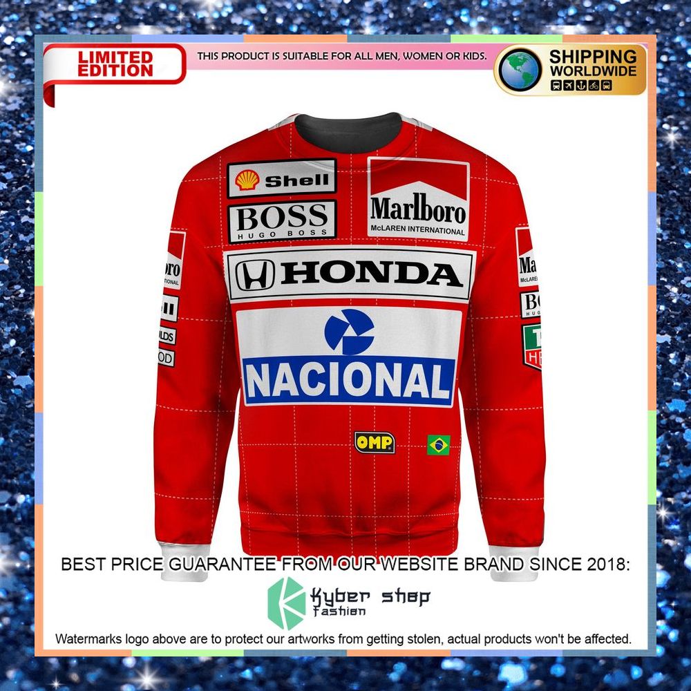 Ayrton Senna Mclaren Team Formula One Grand Prix Apparel Hoodie and Long Pants 12 ayrton senna mclaren team formula one grand prix apparel hoodie long pants 6 799