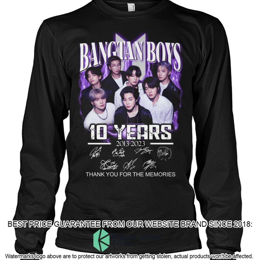 Bangtan Boys 10 Years Thank You For The Memories Shirt, Hoodie 4 bangtan boys 10 years thank you for the memories shirt hoodie 4 900