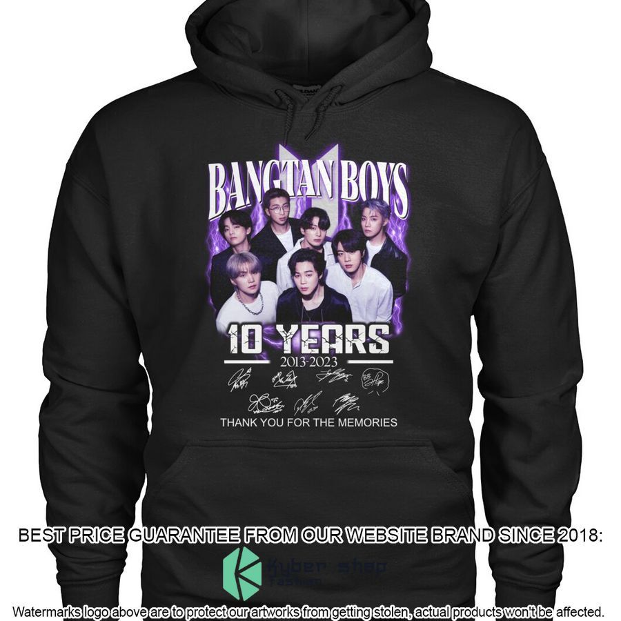 Bangtan Boys 10 Years Thank You For The Memories Shirt, Hoodie 5 bangtan boys 10 years thank you for the memories shirt hoodie 5 381