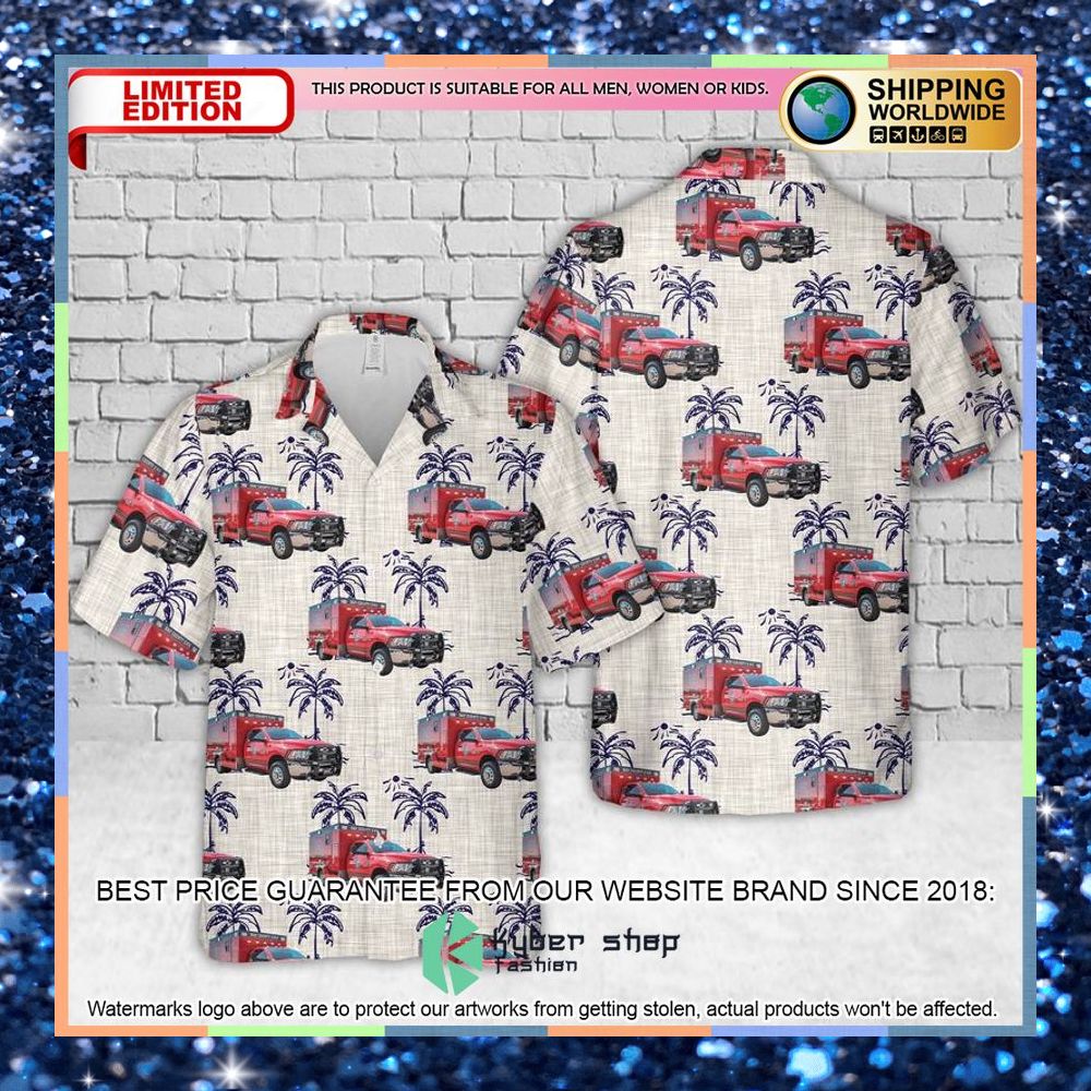 bay county ems palm tree hawaiian shirt 1 415