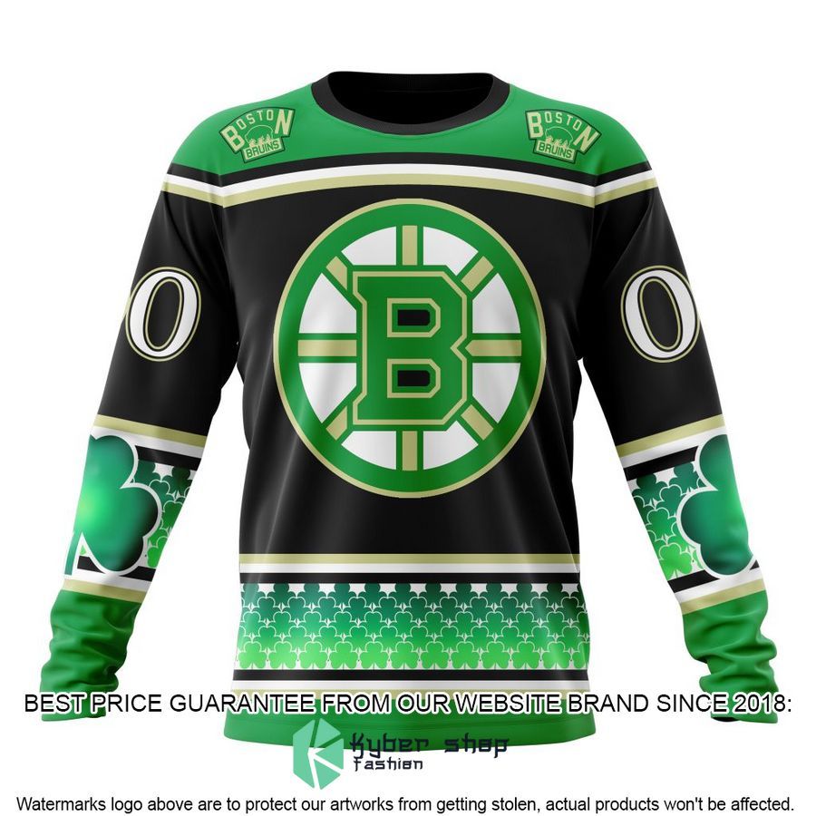 Personalized NHL Boston Bruins St Patrick 's Day Shirt, Hoodie 6 boston bruins unisex kits hockey celebrate st patrick s day shirt hoodie 6 516