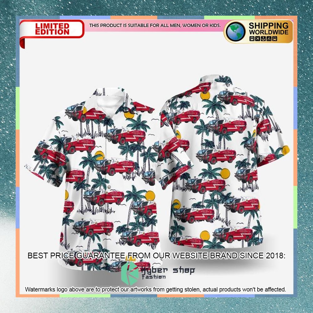 brevard county florida space coast regional airport fire department hawaiian shirt 1 844