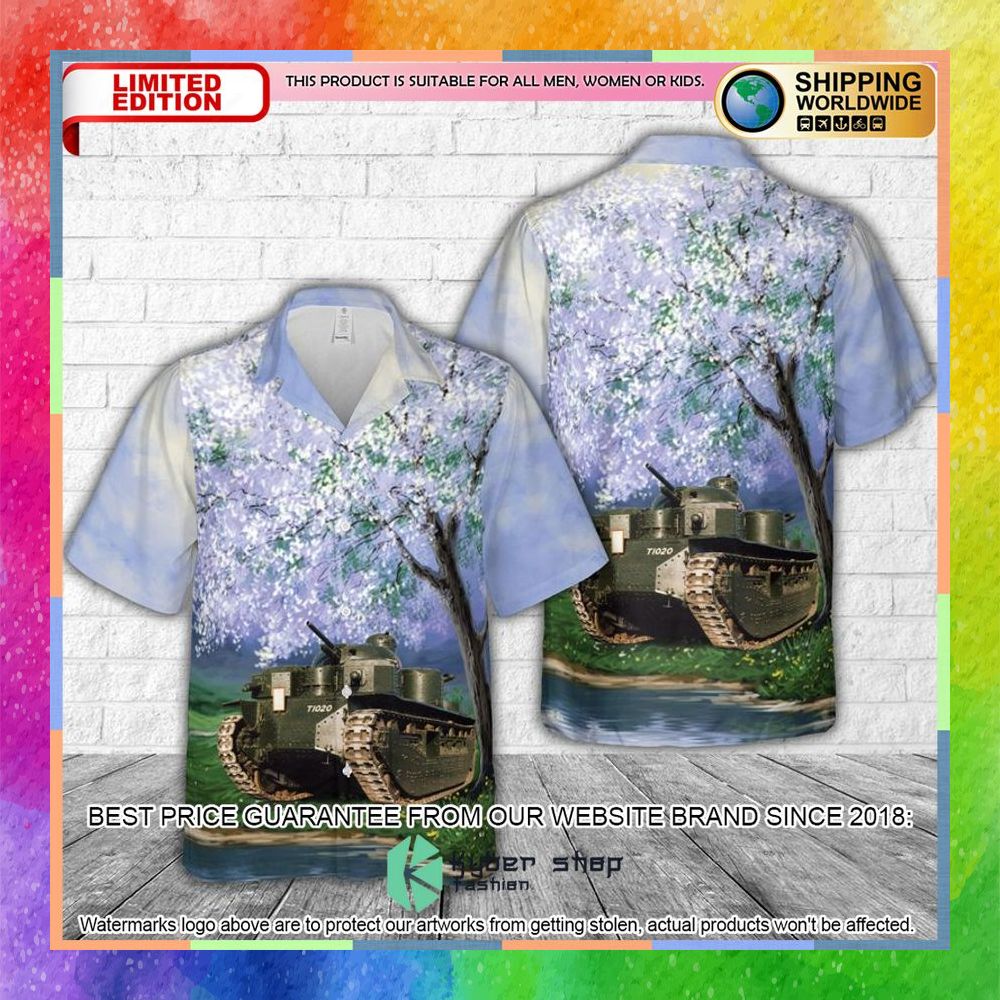 British Vickers A1E1 Independent Super Heavy Multi Turreted Tank Hawaiian Shirt 3 british vickers a1e1 independent super heavy multi turreted tank hawaiian shirt 1 953
