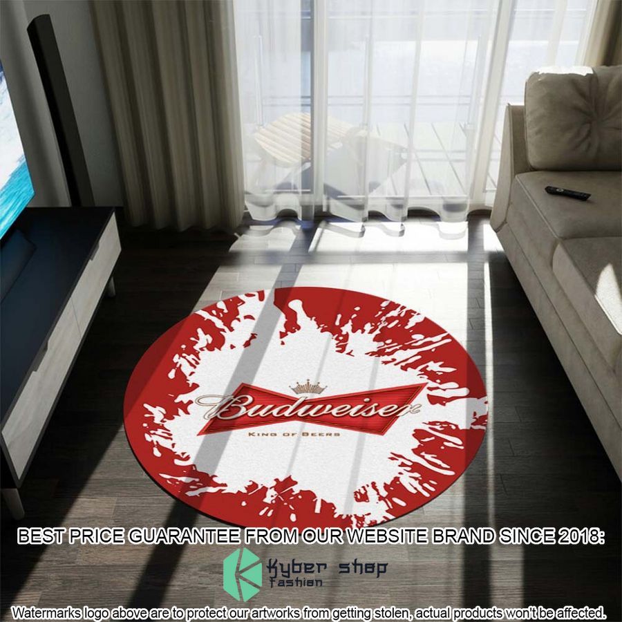 budweiser splash round rug 2 278