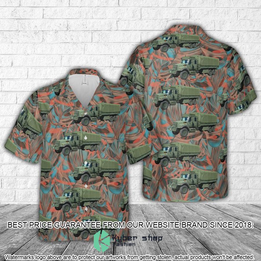 canadian army cargo troop carrying vehicle tcv hawaiian shirt 1 167