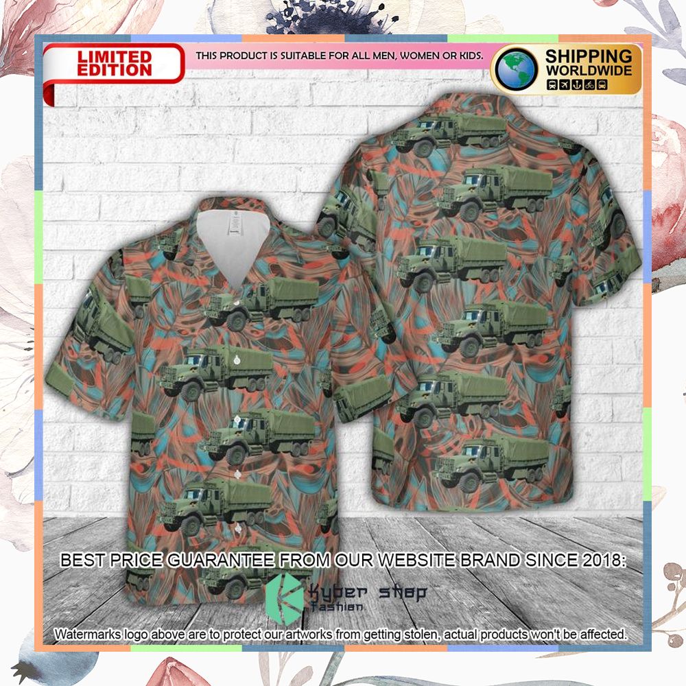 canadian army cargo troop carrying vehicle tcv hawaiian shirt 1 809