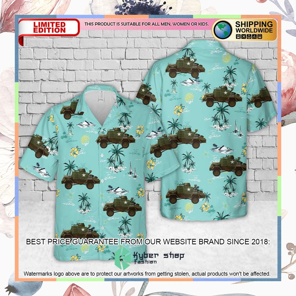 Canadian Army Otter Mk.I from the 4th Canadian Armoured Division 2nd Corps Hawaiian Shirt 3 canadian army otter mk i from the 4th canadian armoured division 2nd corps hawaiian shirt 1 809