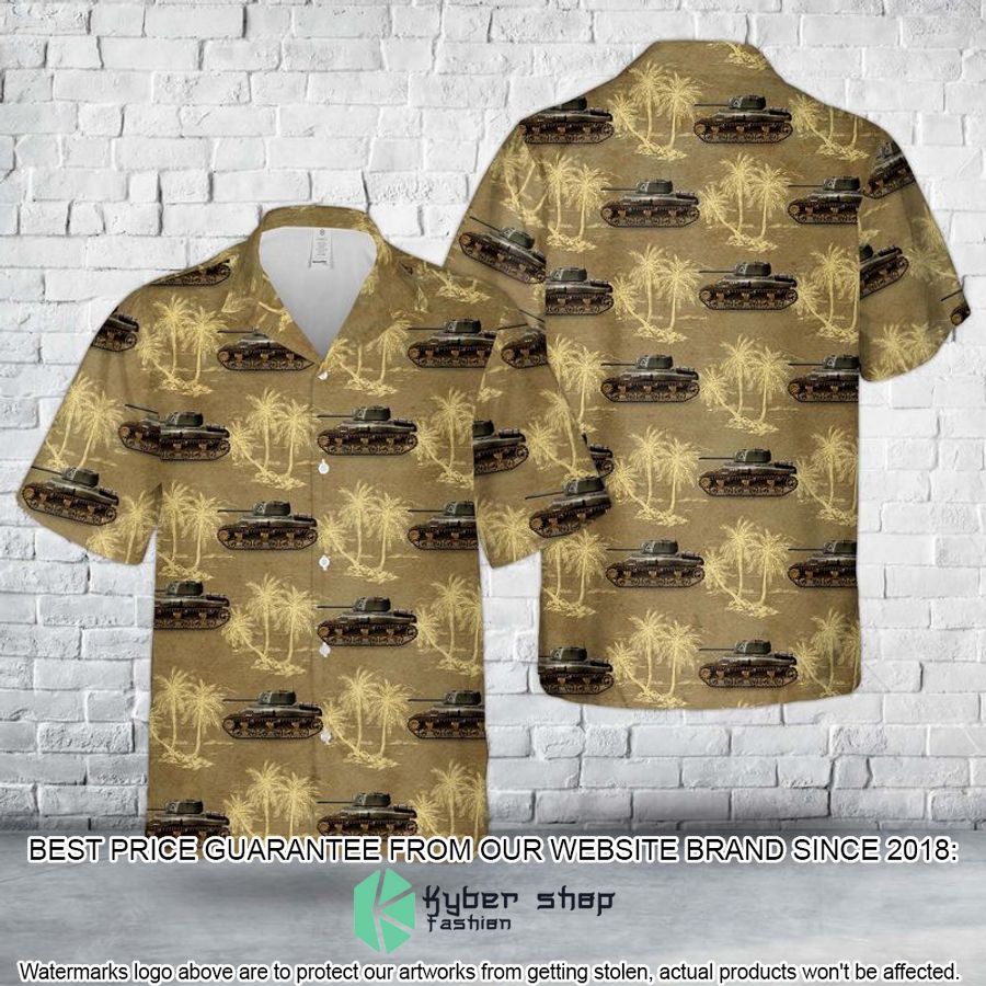 canadian army ram mkii tank ww2 hawaiian shirt 1 373