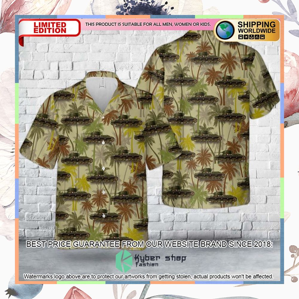 canadian army valentine mkvi hawaiian shirt 1 285