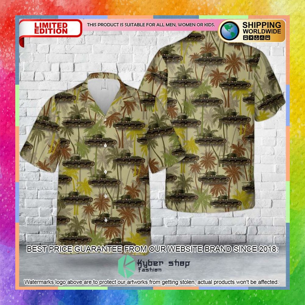 Canadian Army Valentine MKVI Hawaiian Shirt 3 canadian army valentine mkvi hawaiian shirt 1 594