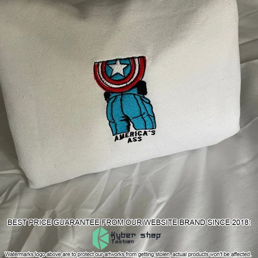 Captain America ass Embroided Shirt, Hoodie 3 captain america ass embroided shirt 3 98