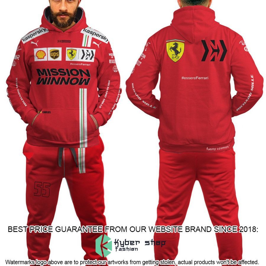 carlos sainz formula 1 hoodie long pants 2 341