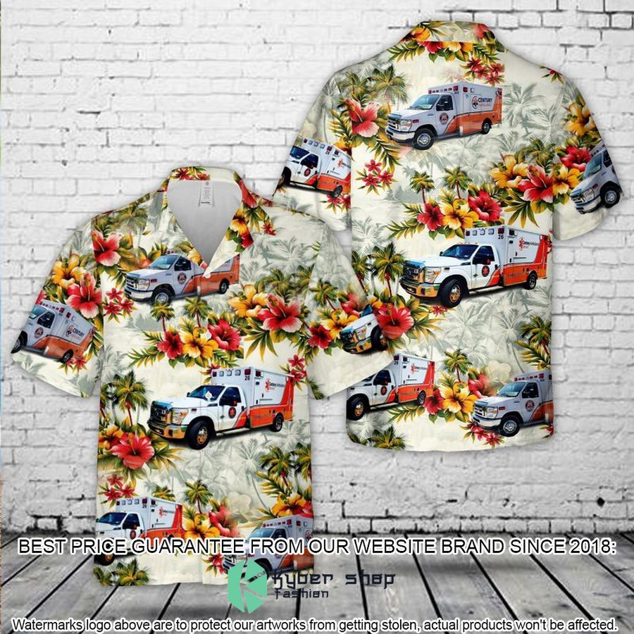 century ambulance service jacksonville florida hawaiian shirt 1 420