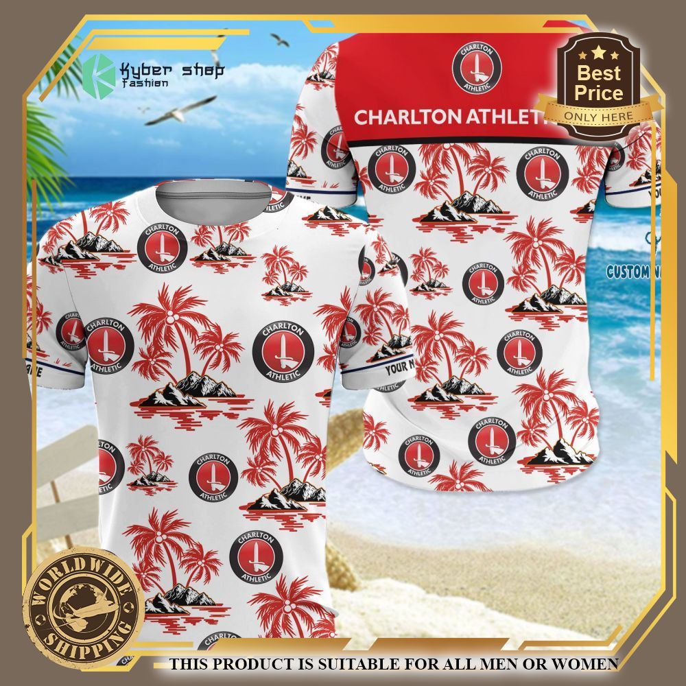 Personalized Charlton Athletic Hawaiian Shirt, Shorts 6 personalized charlton athletic hawaiian shirt shorts 6