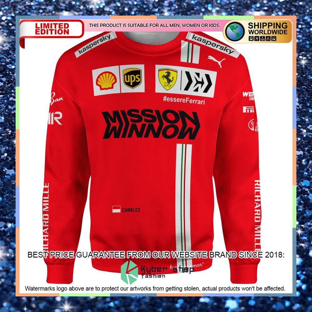 Charles Leclerc Formula 1 Hoodie and Long Pants 13 charles leclerc formula 1 hoodie long pants 6 948