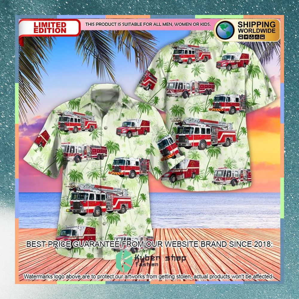 charlotte county florida charlotte county fire department hawaiian shirt 1 285
