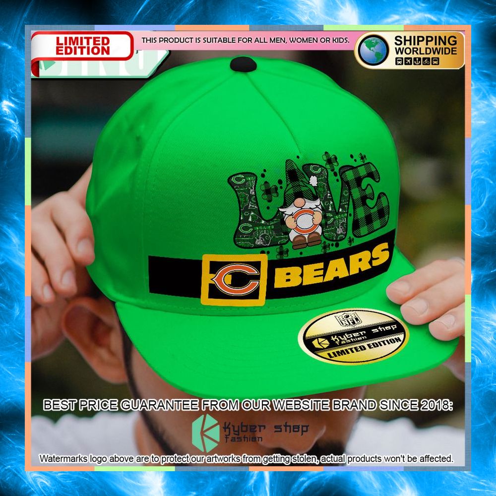 Chicago Bears St Patrick Day Cap Hat 9 chicago bears st patrick day cap hat 3 188