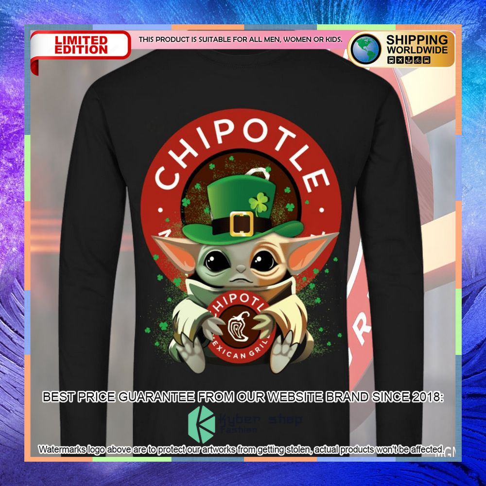 chipotle baby yoda clover shirt hoodie 4 169