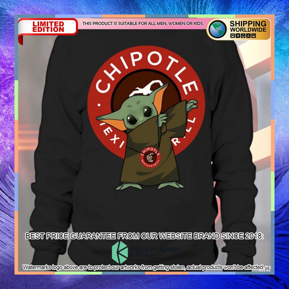 chipotle baby yoda shirt hoodie 3 764