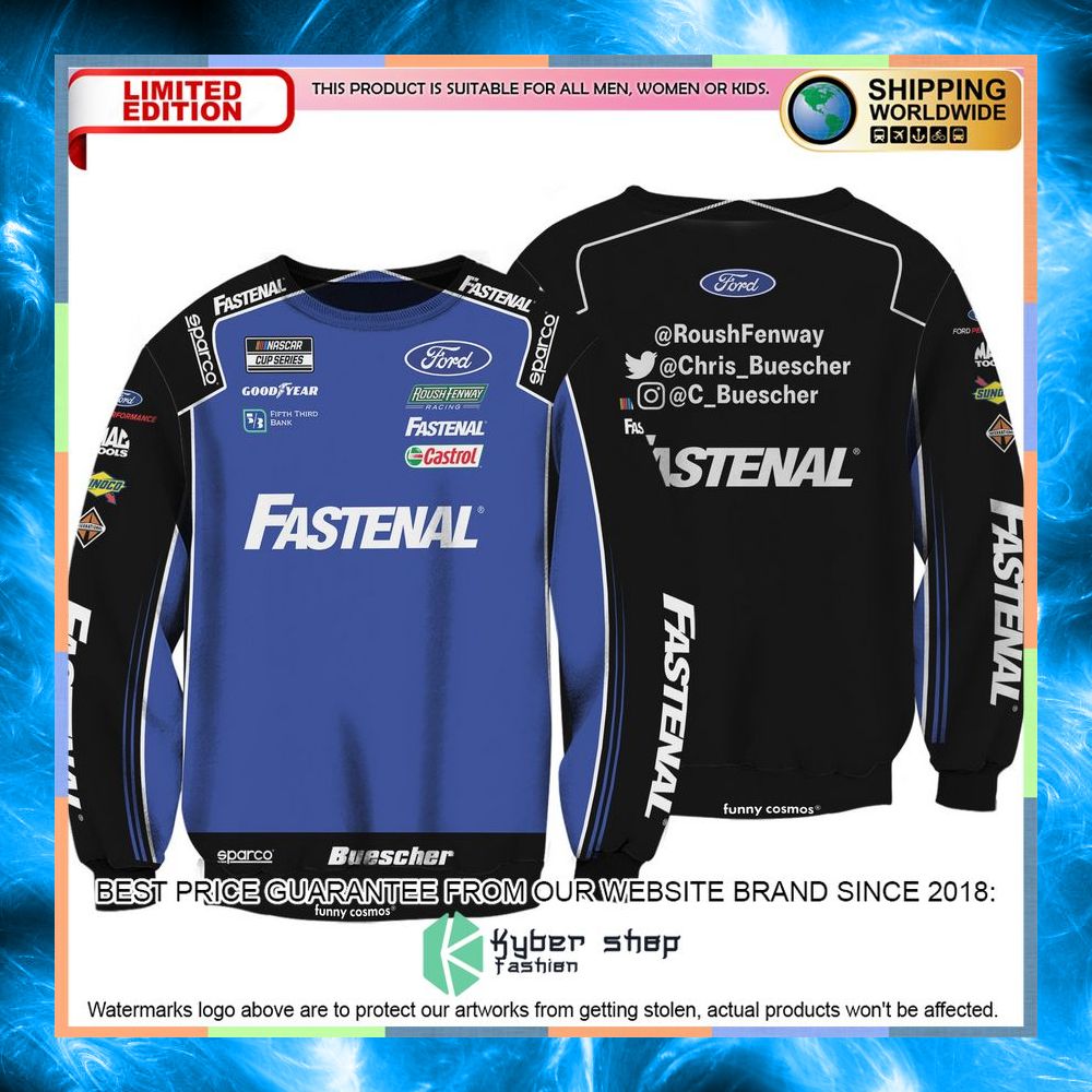 Chris Buescher Nascar 2022 Fasternal Racing Hoodie, Sweatpant 11 chris buescher nascar 2022 fasternal racing hoodie sweatpant 5 921