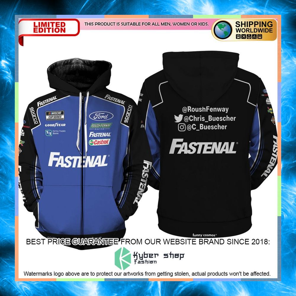 Chris Buescher Nascar 2022 Fasternal Racing Hoodie, Sweatpant 12 chris buescher nascar 2022 fasternal racing hoodie sweatpant 6 164