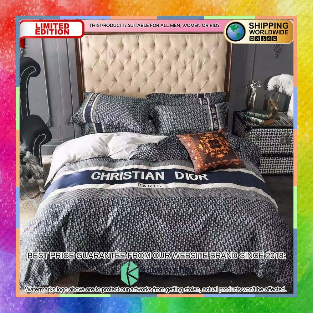 Christian Dior Paris Bedding Set 4 christian dior paris bedding set 1 850