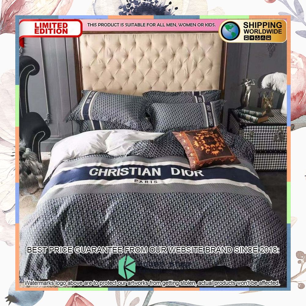 Christian Dior Paris Bedding Set 7 christian dior paris bedding set 1 991