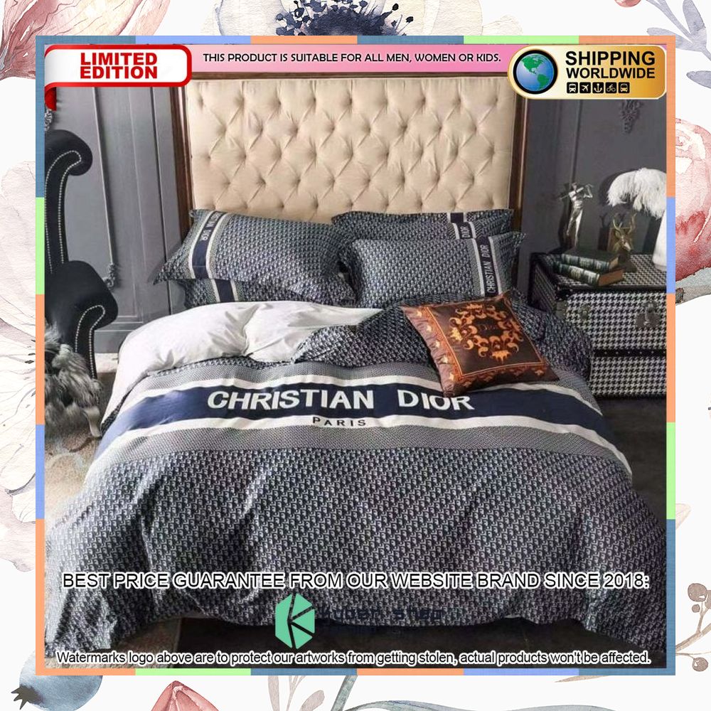 Christian Dior Paris Bedding Set 9 christian dior paris bedding set 3 728
