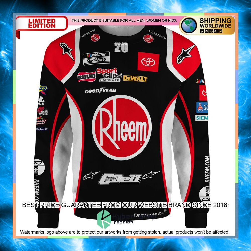 Christopher Bell Nascar 2022 Rheem Racing Hoodie, Sweatpant 11 christopher bell nascar 2022 rheem racing hoodie sweatpant 5 851