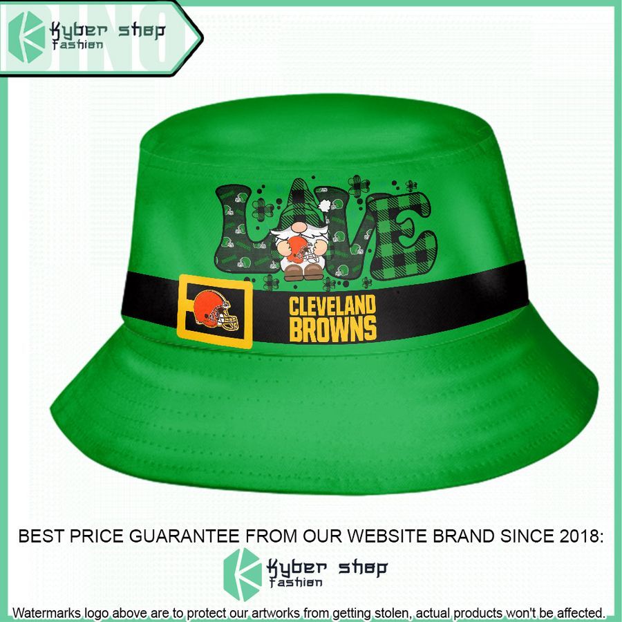 cleveland browns st patrick day cap hat 1 857