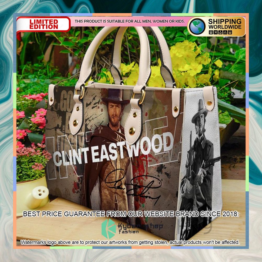 Clint Eastwood Leather Handbag 3 clint eastwood leather handbag 1 745